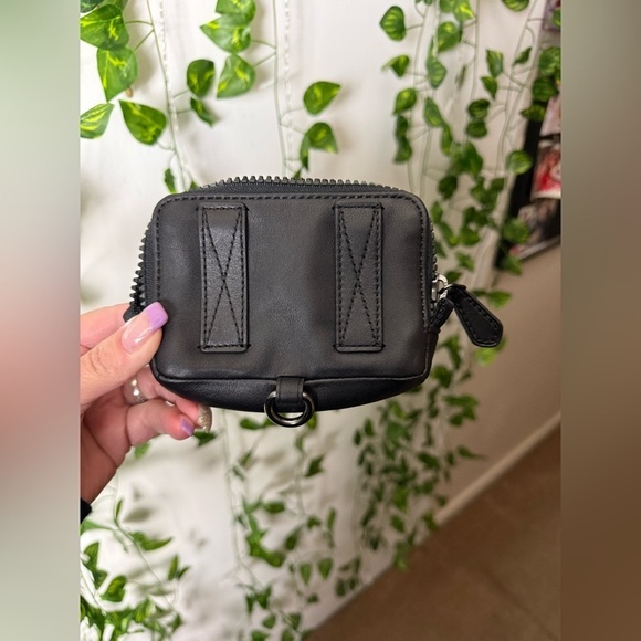 COACH Double Belt Bag Body Bag Waist Bag Black - Picture 7 of 10